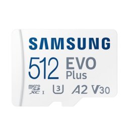 SAMSUNG EVO PLUS MicroSD Card 512GB class 10 + Adapter MB-MC512KA