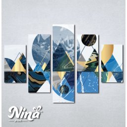 Slike na platnu Geometriski oblici Nina410_5
