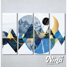 Slike na platnu Geometrijski oblici Nina410_4