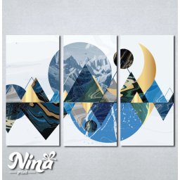 Slike na platnu Geometrijski oblici Nina410_3