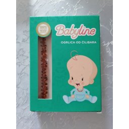 BABY LINE OGRLICA OD ĆILIBARA CHIPS MED