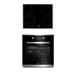 BEKO Ugradni set BSM 25320 X Ugradna ploča Nezavisna A Crna/Inox