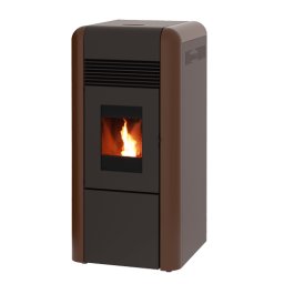 ALFA PLAM Peć za etažno grejanje Dino Drveni pelet 16.5 kW Bronza Pozadi