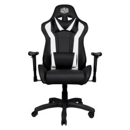 COOLER MASTER Gejmerska stolica CALIBER R1 (Crna/Bela) CMI-GCR1-2019W do 150 kg Eko koža