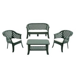 OUTDORLIFE Baštenski set VERANDA Plastika Zelena