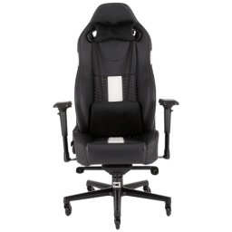 CORSAIR Gejmerska stolica T2 Road Warrior (Crna/Bela) CF-9010007-WW