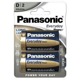 PANASONIC Everyday Power Alkalna baterija D 2/1