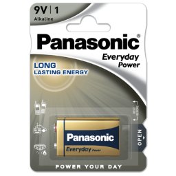 PANASONIC Everyday Power Alkalna baterija E-block 9V 1/1