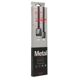 REMAX USB Tip-C kabl Platinum RC-044a 1m (Crni) USB 3.1 gen1 - do 5Gbps USB-A USB-C Pljosnat (Flet