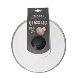 TEXELL poklopac za tiganj TGL-24 (Transparenta) Staklo 24cm Transparentna