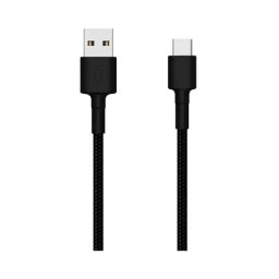 XIAOMI USB-A na USB-C kabl Type-C Braided Blk USB Kabl USB-A USB-C Crna