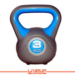 LiveUp Kettlebell (Rusko zvono) 3 kg plastični - LS2047