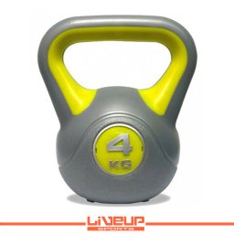 LiveUp Kettlebell (Rusko zvono) 4 kg plastični - LS2047