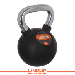 LiveUp Kettlebell (Rusko zvono) gumirani 20 kg - LS2044