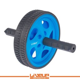 LiveUp Točak za trbušnjake i vežbanje PVC plavi - LS3160B