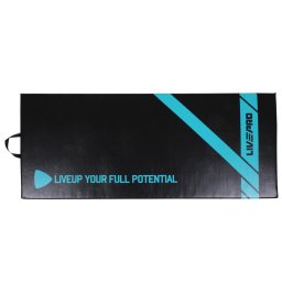 LivePro Prostirka za vežbanje - PVC rec. pamuk crna - LP8226