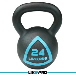 LivePro Kettlebell (Rusko zvono) od livenog gvožđa - 24 kg - LP8041