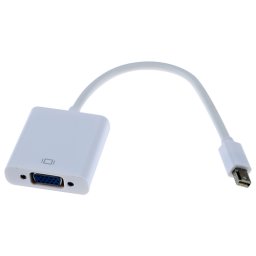 FAST ASIA adapter-konverter Mini DisplayPort na VGA (m/ž) (Beli) -134 Mini DisplayPort - muški VGA