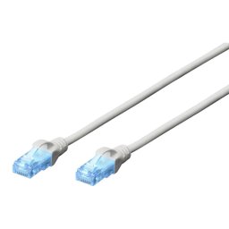 DIGITUS LAN(RJ45) kabl UTP CAT.5e 2m (Sivi) Mrežni kabl CAT.5e RJ45 muški RJ45 muški