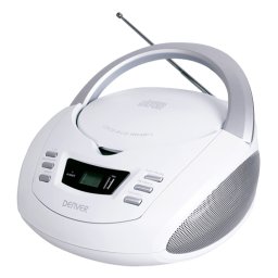 DENVER Radio i CD plejer TCU-211WHITE Boombox