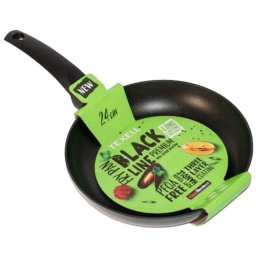TEXELL Tiganj TPBL-D24 Keramika 24cm Crna