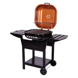OUTDORLIFE Roštilj na čvrsto gorivo BBQ22TC Crna