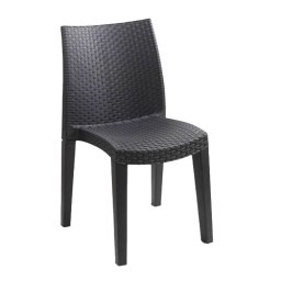 OUTDORLIFE Baštenska stolica LADY Plastika Siva