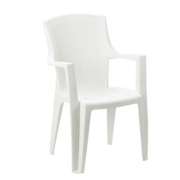 Baštenska stolica EDEN Plastika Bela