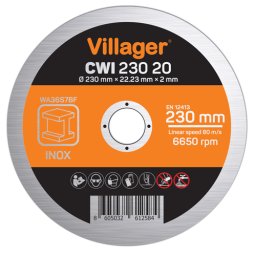 VILLAGER Rezna ploča CW23020 Rezna ploča 230mm 22.23mm