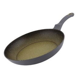 LAMART Tiganj OLIVE LT1193 Aluminijum 24cm Zelena/crna
