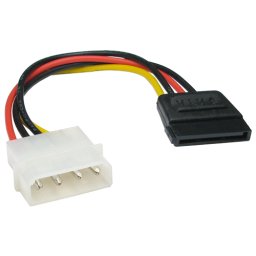 LINKOM kabl za napajanje S-ATA HDD-A 0.15m SATA kabl Molex SATA naponski (ženski)