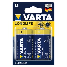 VARTA Longlife alkalna baterija 2 x D Alkalna baterija D 2/1
