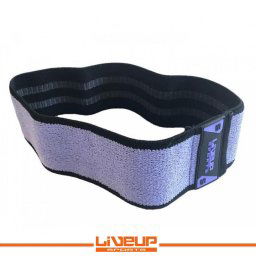 LiveUp Elastična HIP-BOOTY tekstilna traka za vežbanje (HIP BAND) 660x8cm SMALL ljubičasta - LS3629