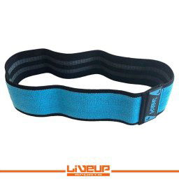 LiveUp Elastična HIP-BOOTY tekstilna traka za vežbanje (HIP BAND) 860x8cm LARGE plava - LS3629