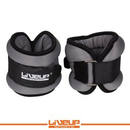 LiveUp Tegovi za noge i ruke sa čičkom 2x1kg likra - LS3049