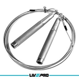 LivePro Brza Crossfit vijača sa tegićima silver - LP8283H