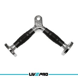 LivePro Kratka kriva šipka za lat i kros mašinu V nastavak za triceps - LP8192I