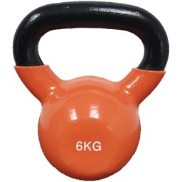 RING kettlebell teg sa ručkom 6kg Kettlebell teg Narandžasta