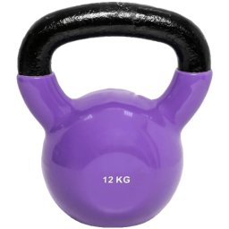 RING kettlebell teg sa ručkom 12kg Kettlebell teg Ljubičasta