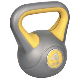 RING Kettlebell 4kg - RX DB2819-4 Srebrna/Žuta
