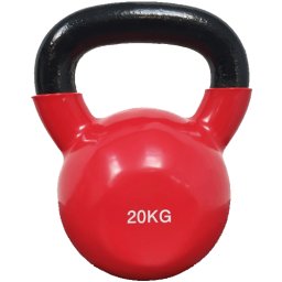 RING kettlebell teg sa ručkom 20kg Kettlebell teg Crvena