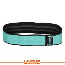 LiveUp Elastična HIP-BOOTY tekstilna traka za vežbanje (HIP BAND) 760x8cm MEDIUM zelena - LS3629