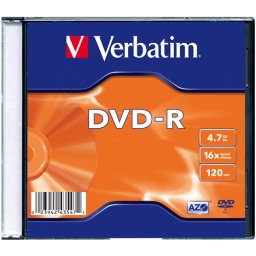 Optički disk VERBATIM DVD-R 4.7GB DVD-R 4.7 GB do 16x