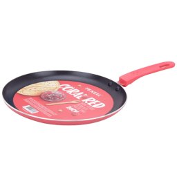 TEXELL Tiganj za palačinke TPCR-P26 Aluminijum 26cm Crvena/crna