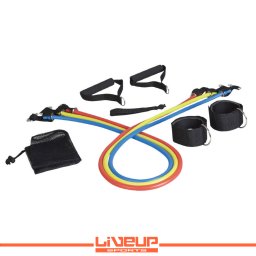 LiveUp Set elastičnih traka guma za vežbanje (mali + srednji + veliki otpor) - LS3218