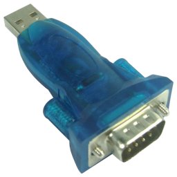 FAST ASIA adapter USB2.0 - RS232 Adapter USB A 2.0 RS232 DB9 muški Plava