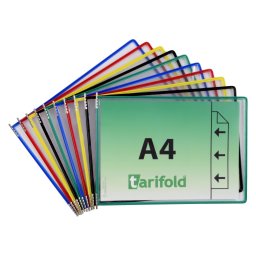 Ramovi horizontalni A4 za stalke Tarifold-Djois 1/10 Tarifold sortirano