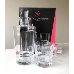 Luminarc Macassar dekanter stopper+dve čaše 1L ( P4029 )