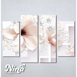 Slike na platnu Nezno roze magnolija Nina413_4