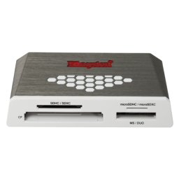 KINGSTON USB 3.0 High-Speed Media Reader - FCR-HS4 Čitač kartica USB 3.0 Metalik